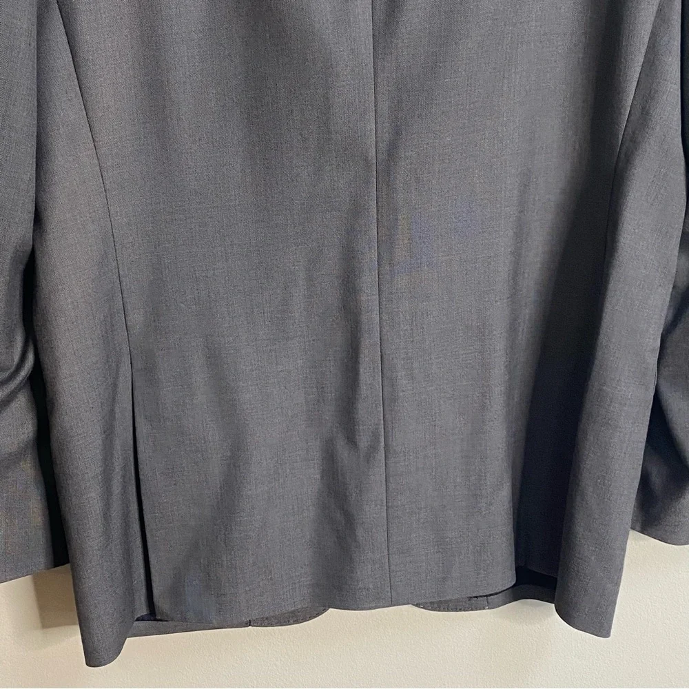Men's Tasso Elba Grey Blazer Suit Jacket Size Large 42 - 44